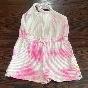 Like new Pink Tie-Dye Kids Romper